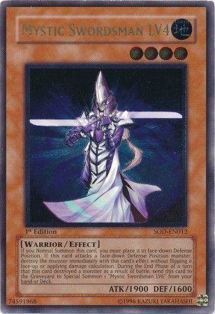 Mystic Swordsman LV4 | Soul of the Duelist | SOD-EN012 | Ultimate Rare | 1st