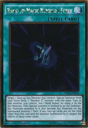 Rank-Up-Magic Numeron Force | Premium Gold: Return of the Bling | PGL2-EN059 | Gold Rare | 1st