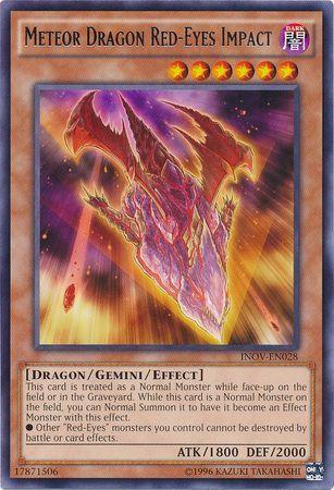 Meteor Dragon Red-Eyes Impact | Invasion: Vengeance | INOV-EN028 | Rare