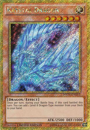 Krystal Dragon | Yu-Gi-Oh! The Dark Side of Dimensions Movie Pack | MVP1-ENGV2 | Gold Secret Rare