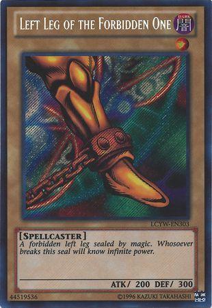 Left Leg of the Forbidden One | Legendary Collection 3: Yugi's World Mega Pack | LCYW-EN303 | Secret Rare