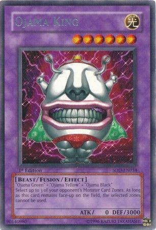 Ojama King | Soul of the Duelist | SOD-EN034 | Rare Ultimate Rare | 1st