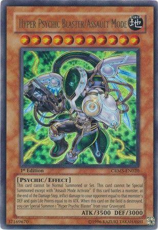 Hyper Psychic Blaster/Assault Mode | Crimson Crisis | CRMS-EN020 | Ultra Rare | 1st