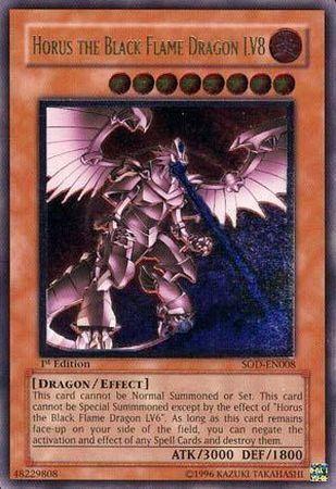 Horus the Black Flame Dragon LV8 | Soul of the Duelist | SOD-EN008 | Ultimate Rare | 1st
