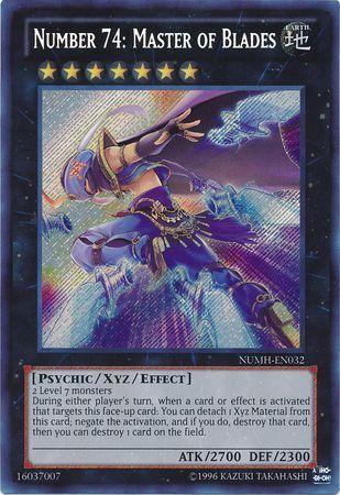 Number 74: Master of Blades | Number Hunters | NUMH-EN032 | Secret Rare