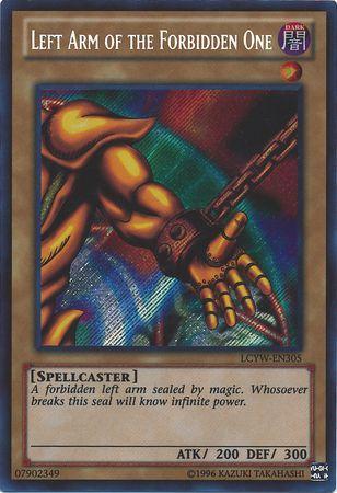 Left Arm of the Forbidden One | Legendary Collection 3: Yugi's World Mega Pack | LCYW-EN305 | Secret Rare
