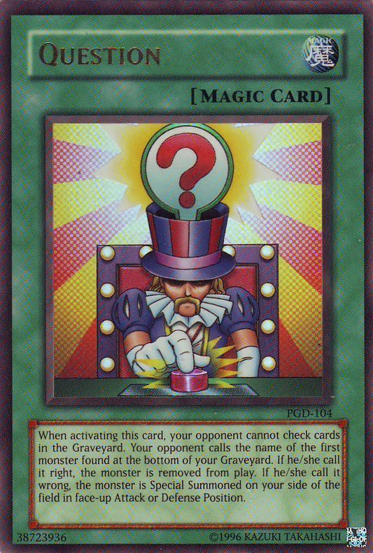 Question | Pharaonic Guardian | PGD-104 | Ultra Rare