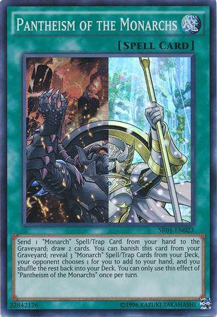 Pantheism of the Monarchs | Emperor of Darkness Structure Deck | SR01-EN023 | Super Rare