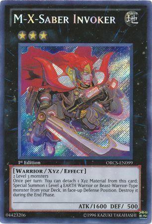 M-X-Saber Invoker | Order of Chaos | ORCS-EN099 | Secret Rare | 1st