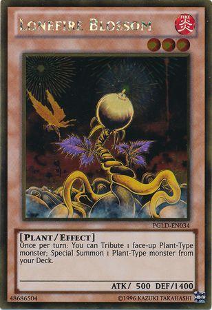 Lonefire Blossom | Premium Gold | PGLD-EN034 | Gold Rare