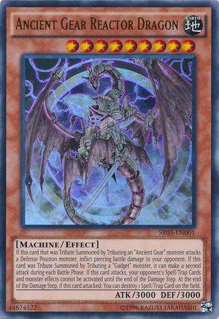 Ancient Gear Reactor Dragon | Machine Reactor Structure Deck | SR03-EN001 | Ultra Rare