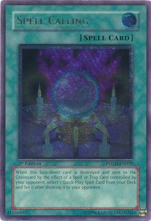 Spell Calling | Power of the Duelist | POTD-EN039 | Ultimate Rare | 1st