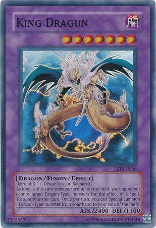 King Dragun | Flaming Eternity | FET-EN036 | Super Rare Ultimate Rare
