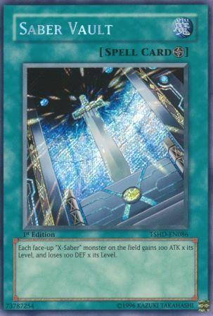 Saber Vault | The Shining Darkness | TSHD-EN086 | Secret Rare | 1st