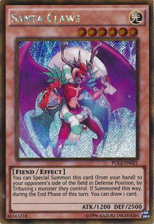 Santa Claws | Premium Gold: Return of the Bling | PGL2-EN021 | Gold Secret Rare