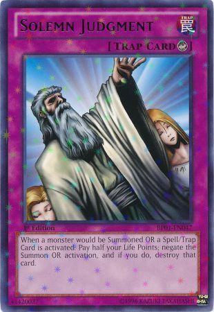 Solemn Judgment | Battle Pack: Epic Dawn | BP01-EN047 | Starfoil Rare | 1st