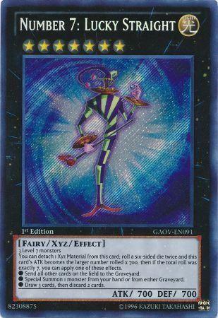 Number 7: Lucky Straight | Galactic Overlord | GAOV-EN091 | Secret Rare | 1st