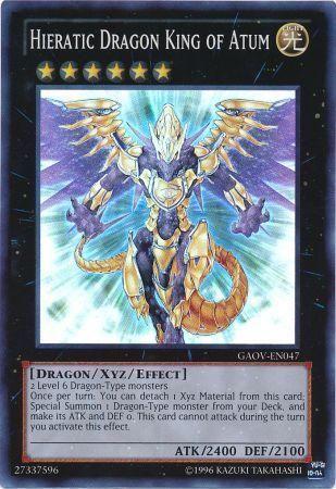 Hieratic Dragon King of Atum | Galactic Overlord | GAOV-EN047 | Super Rare