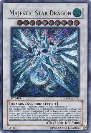 Majestic Star Dragon | Stardust Overdrive | SOVR-EN040 | Ultimate Rare | 1st