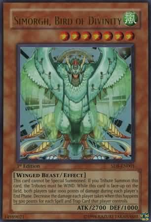 Simorgh, Bird of Divinity | Structure Deck: Lord of the Storm | SD8-EN001 | Ultra Rare | 1st