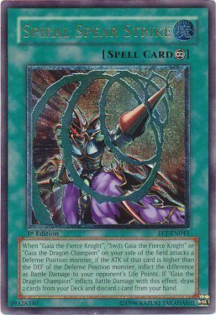 Spiral Spear Strike | Flaming Eternity | FET-EN043 | Ultimate Rare | 1st