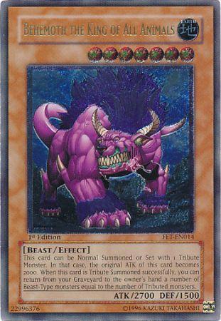 Behemoth the King of All Animals | Flaming Eternity | FET-EN014 | Ultimate Rare | 1st