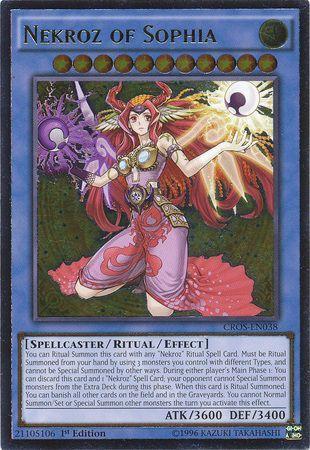 Nekroz of Sophia | Crossed Souls | CROS-EN038 | Ultimate Rare | 1st