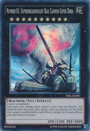 Number 81: Superdreadnought Rail Cannon Super Dora | The Dark Illusion | TDIL-EN091 | Super Rare