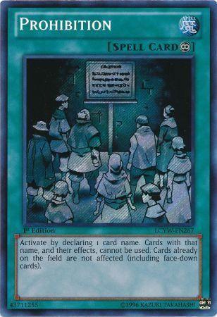 Prohibition | Legendary Collection 3: Yugi's World Mega Pack | LCYW-EN267 | Secret Rare | 1st