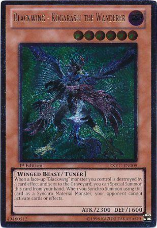 Blackwing - Kogarashi the Wanderer | Extreme Victory | EXVC-EN009 | Ultimate Rare | 1st