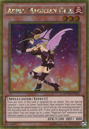 Apple Magician Girl | Yu-Gi-Oh! The Dark Side of Dimensions Movie Pack | MVP1-ENG15 | Gold Rare
