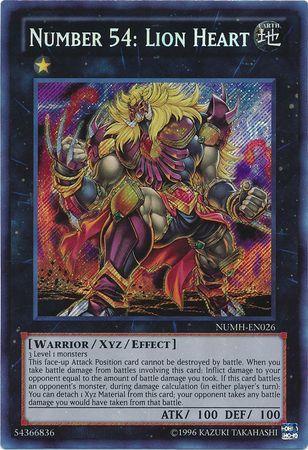 Number 54: Lion Heart | Number Hunters | NUMH-EN026 | Secret Rare