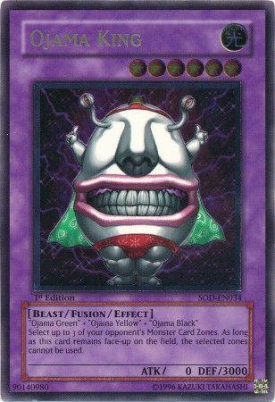 Ojama King | Soul of the Duelist | SOD-EN034 | Ultimate Rare | 1st