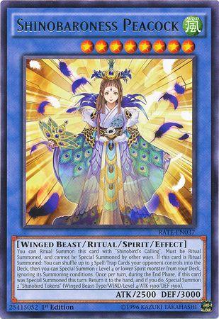 Shinobaroness Peacock | Raging Tempest | RATE-EN037 | Rare | 1st