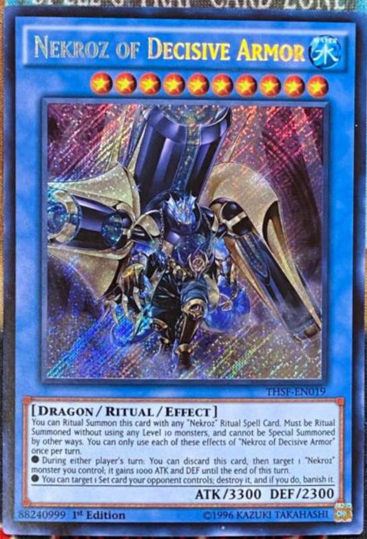 Nekroz of Decisive Armor | The Secret Forces | THSF-EN019 | none | 1st