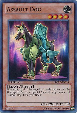 Assault Dog | Dragons of Legend | DRLG-EN033 | Super Rare | 1st