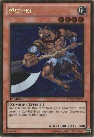 Mezuki | Premium Gold | PGLD-EN073 | Gold Rare | 1st