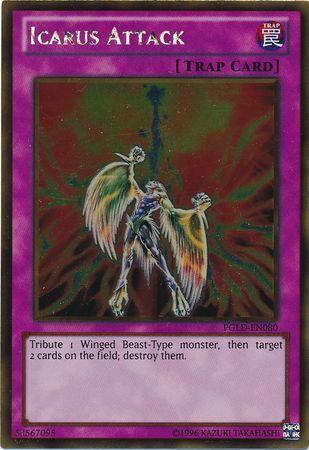 Icarus Attack | Premium Gold | PGLD-EN080 | Gold Rare