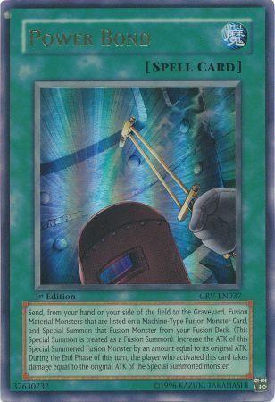 Power Bond | Cybernetic Revolution | CRV-EN037 | Ultra Rare Ultimate Rare | 1st