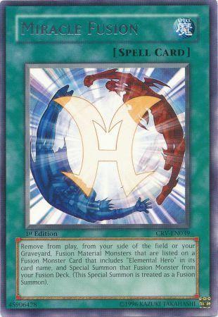 Miracle Fusion | Cybernetic Revolution | CRV-EN039 | Rare Ultimate Rare | 1st