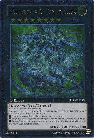 Number 46: Dragluon | Shadow Specters | SHSP-EN050 | Ultimate Rare | 1st