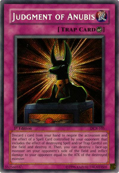 Judgment of Anubis | Dark Crisis | DCR-105 | Secret Rare | 1st