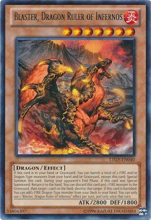 Blaster, Dragon Ruler of Infernos | Lord of the Tachyon Galaxy | LTGY-EN040 | Rare