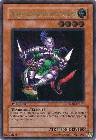 Ninja Grandmaster Sasuke | Soul of the Duelist | SOD-EN019 | Ultimate Rare | 1st