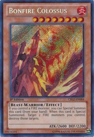 Bonfire Colossus | Cosmo Blazer | CBLZ-EN084 | Secret Rare | 1st