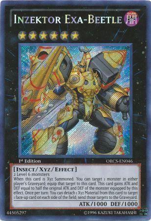 Inzektor Exa-Beetle | Order of Chaos | ORCS-EN046 | Secret Rare | 1st