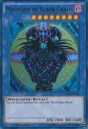 Magician of Black Chaos | Yugi's Legendary Decks | YGLD-ENC01 | Ultra Rare | 1st