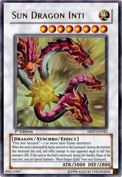 Sun Dragon Inti | Absolute Powerforce | ABPF-EN042 | Ultra Rare | 1st