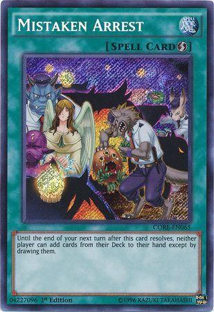 Mistaken Arrest | Clash of Rebellions | CORE-EN065 | Secret Rare | 1st