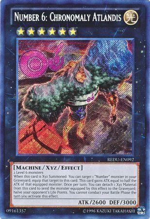 Number 6: Chronomaly Atlandis | Return of the Duelist | REDU-EN092 | Secret Rare